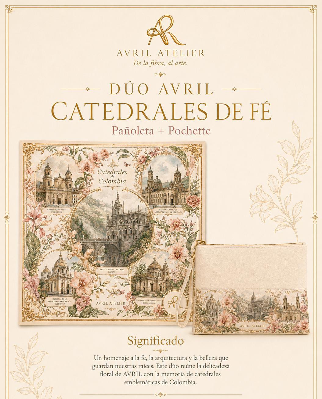 Dúo AVRIL - Catedrales de Fé · Pañoleta + Pochette