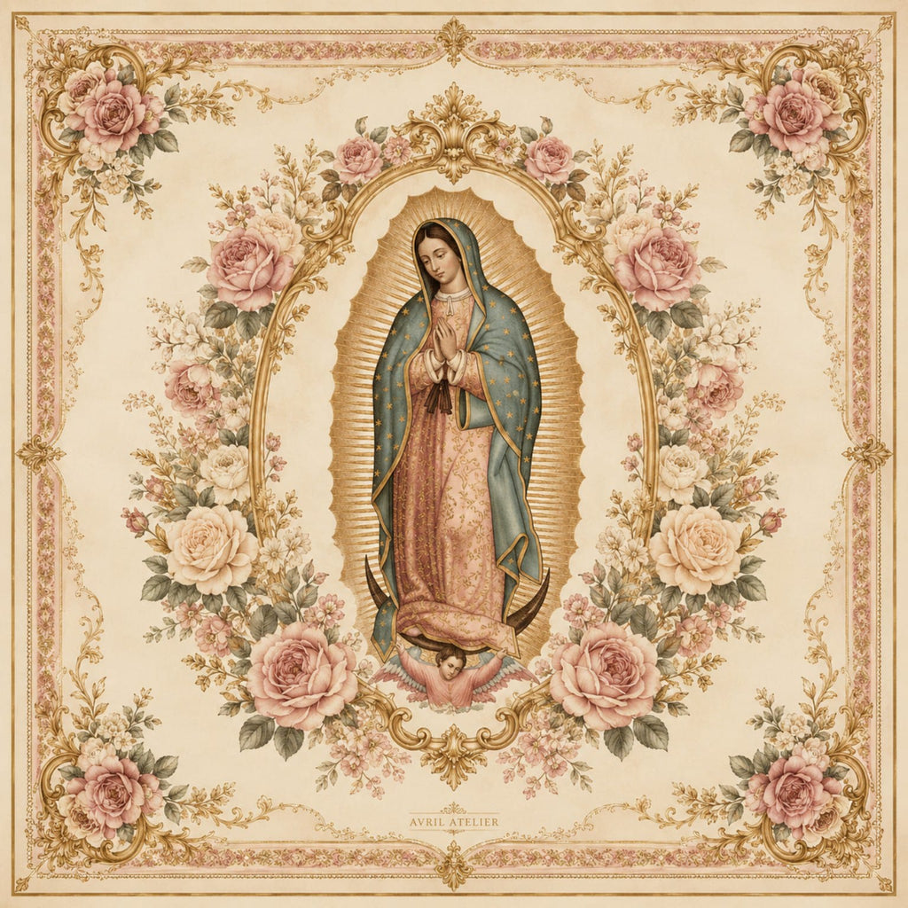 Dúo AVRIL - ROSAS DE FÉ · Pañoleta + Pochette