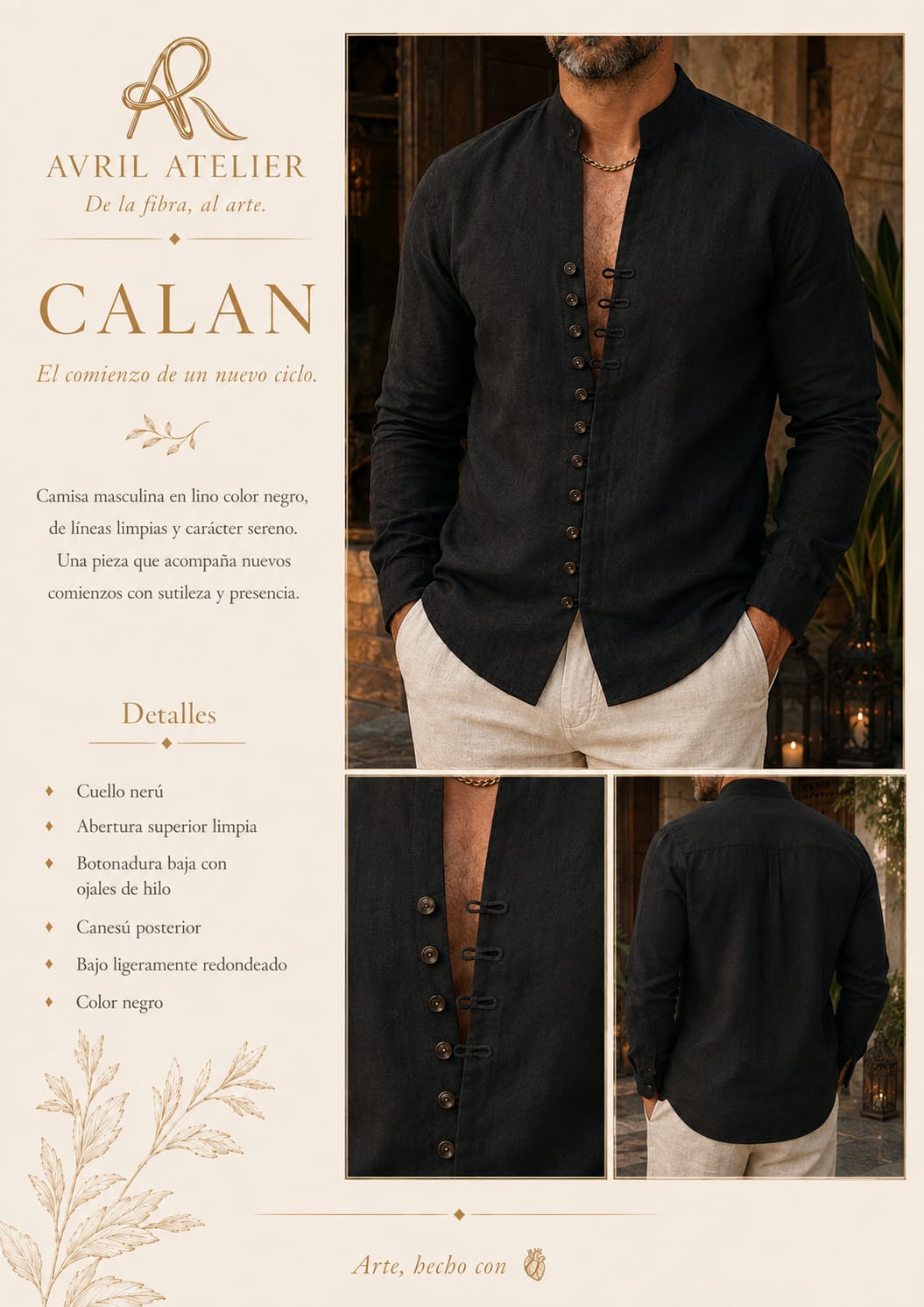 Camisa CALAN · Lino