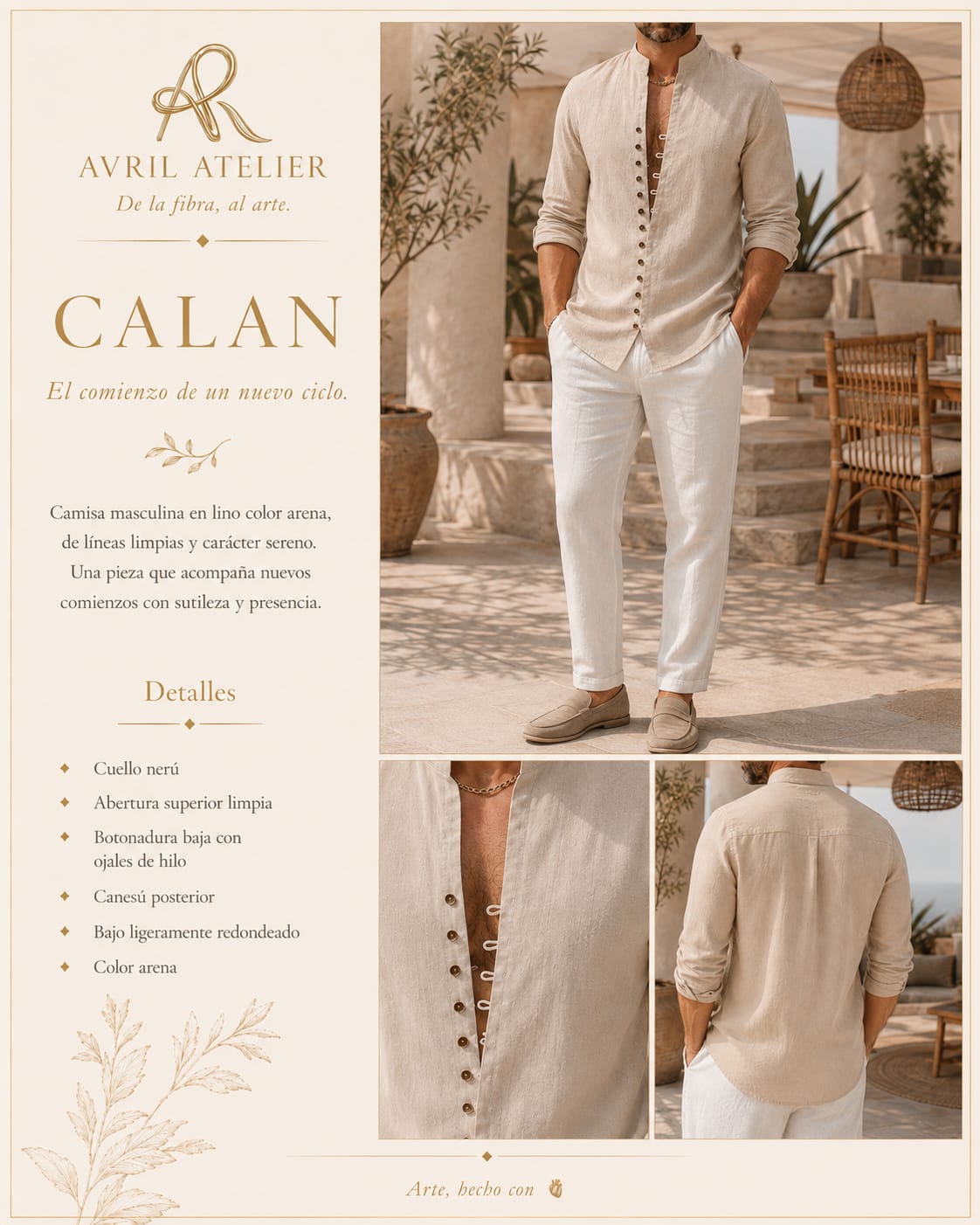 Camisa CALAN · Lino