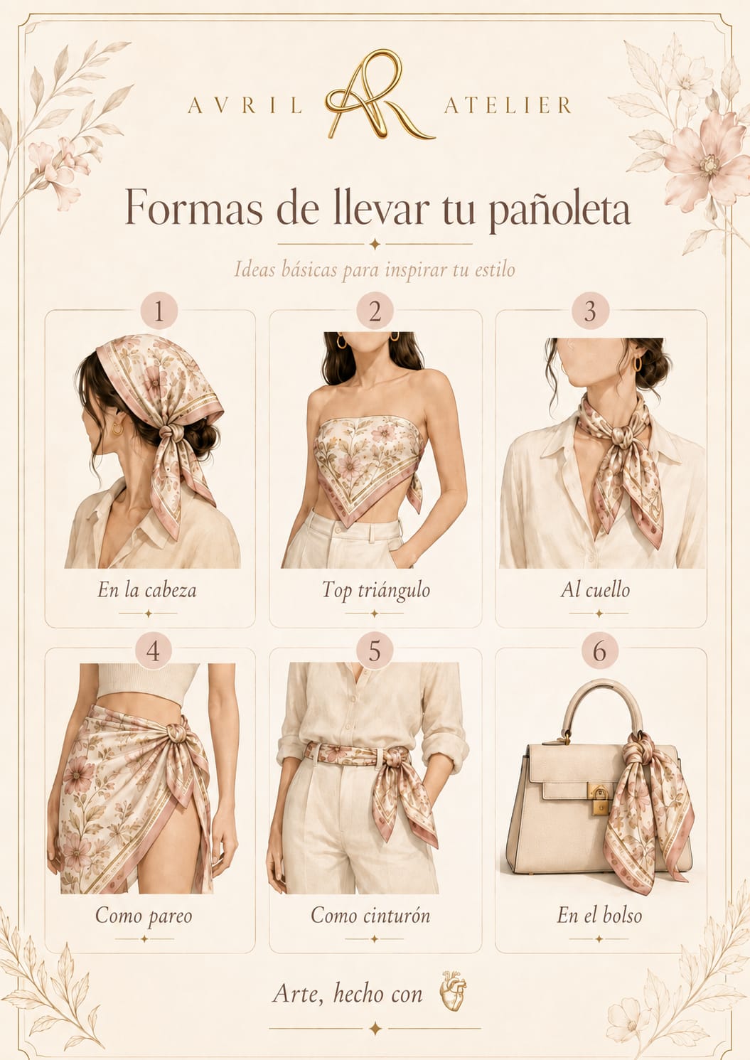 Dúo AVRIL - EDÉN RAYÉ · Pañoleta + Pochette