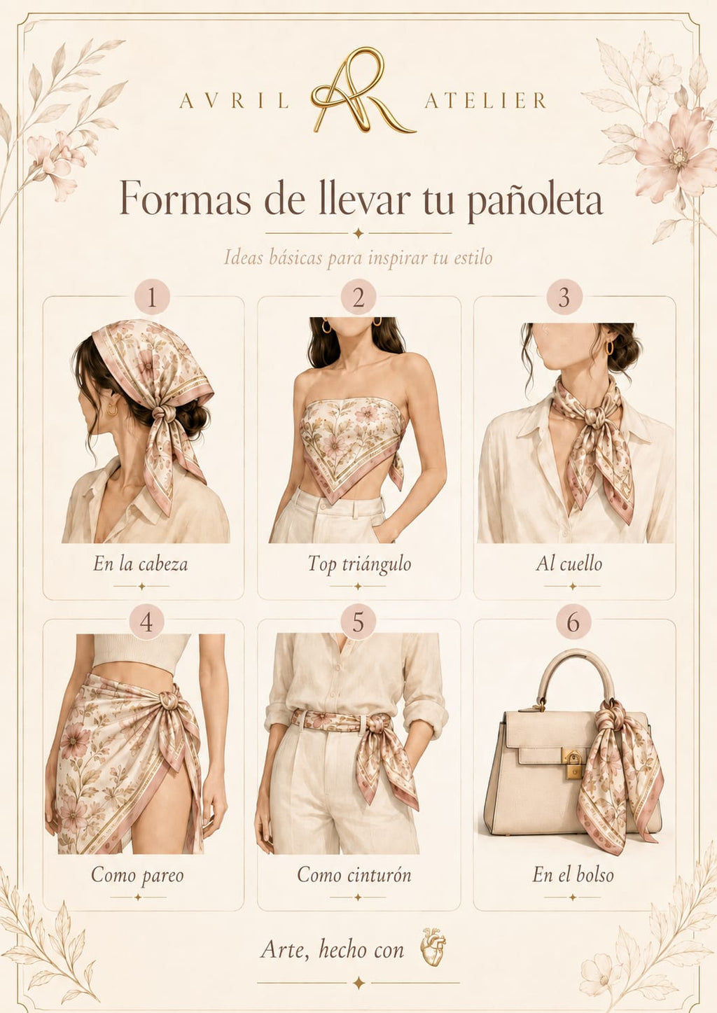 Dúo AVRIL - Viva Frida · Pañoleta + Pochette