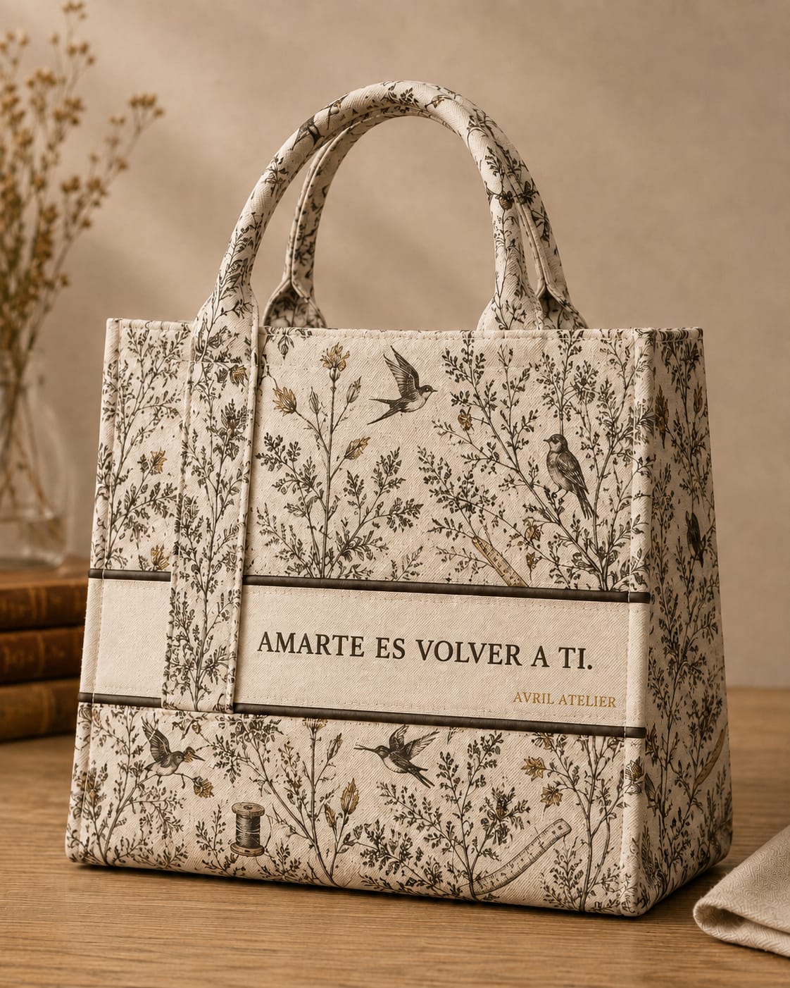 Dúo Amarte es volver a tí — Tote Bag + Pochette